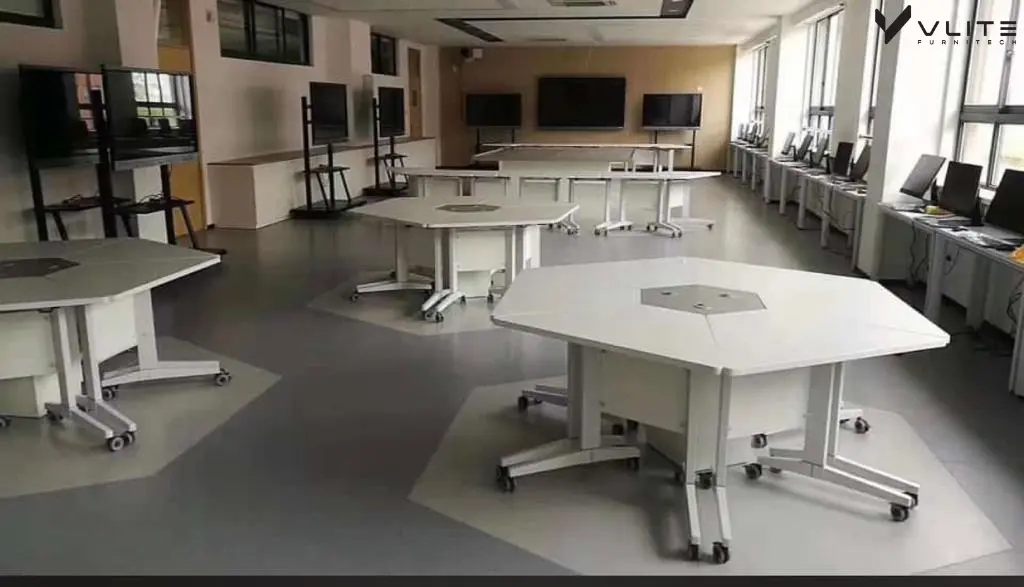 Guide to Modern Office Furniture Design 5 hexagon desk design