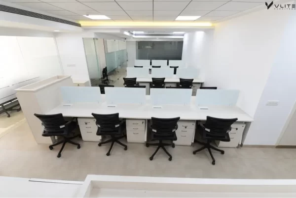 Clean white office