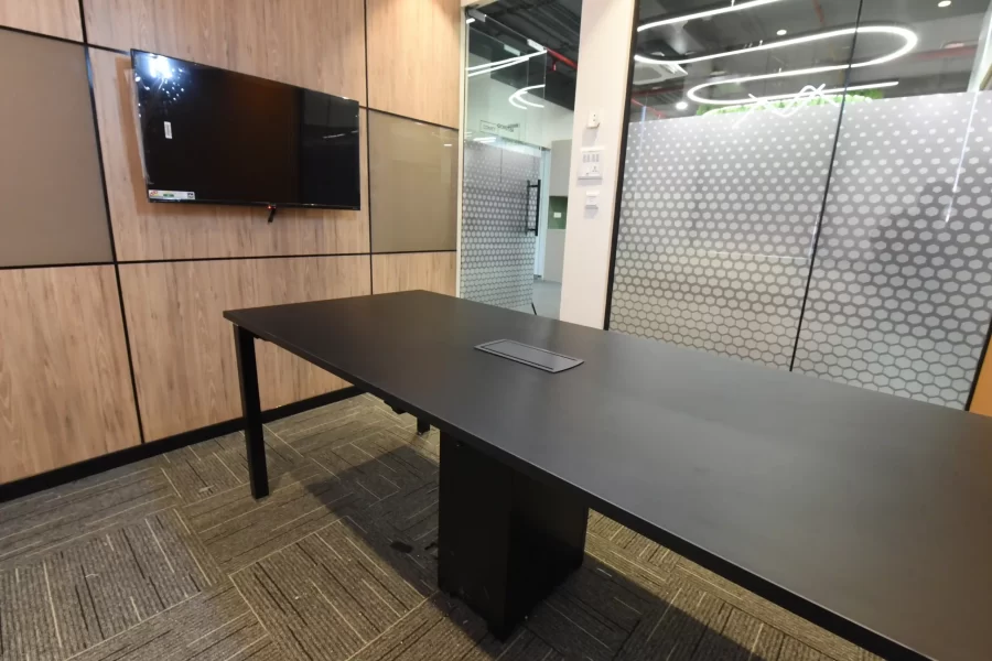 YesssWork conference room with glass partition YesssWork conference room with glass partition