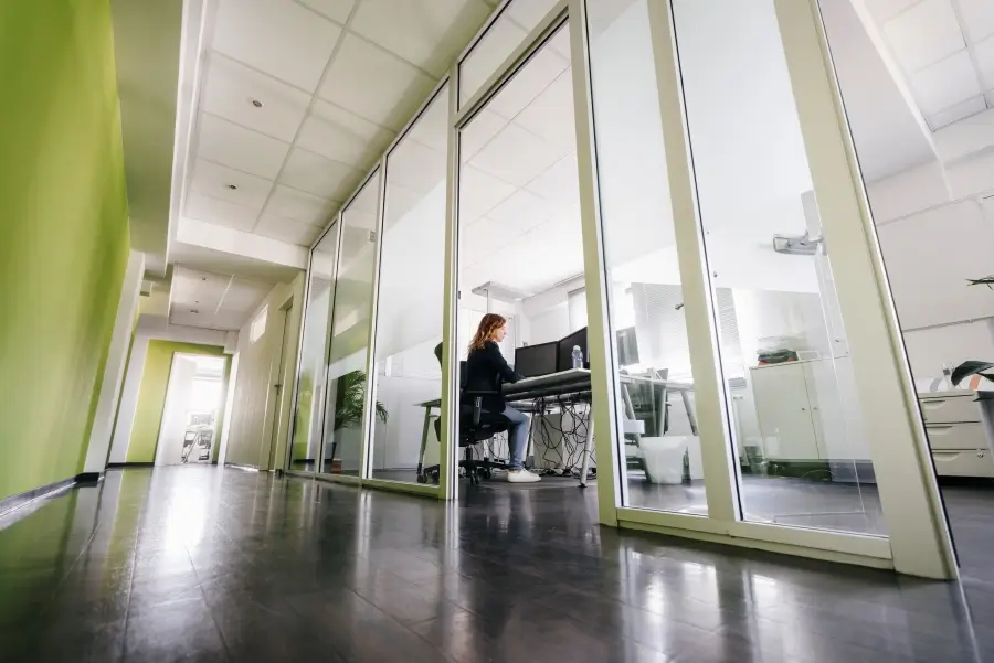 Glass Partition Design for Office
