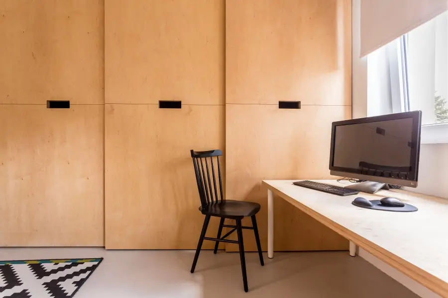Office Plywood Partition Design