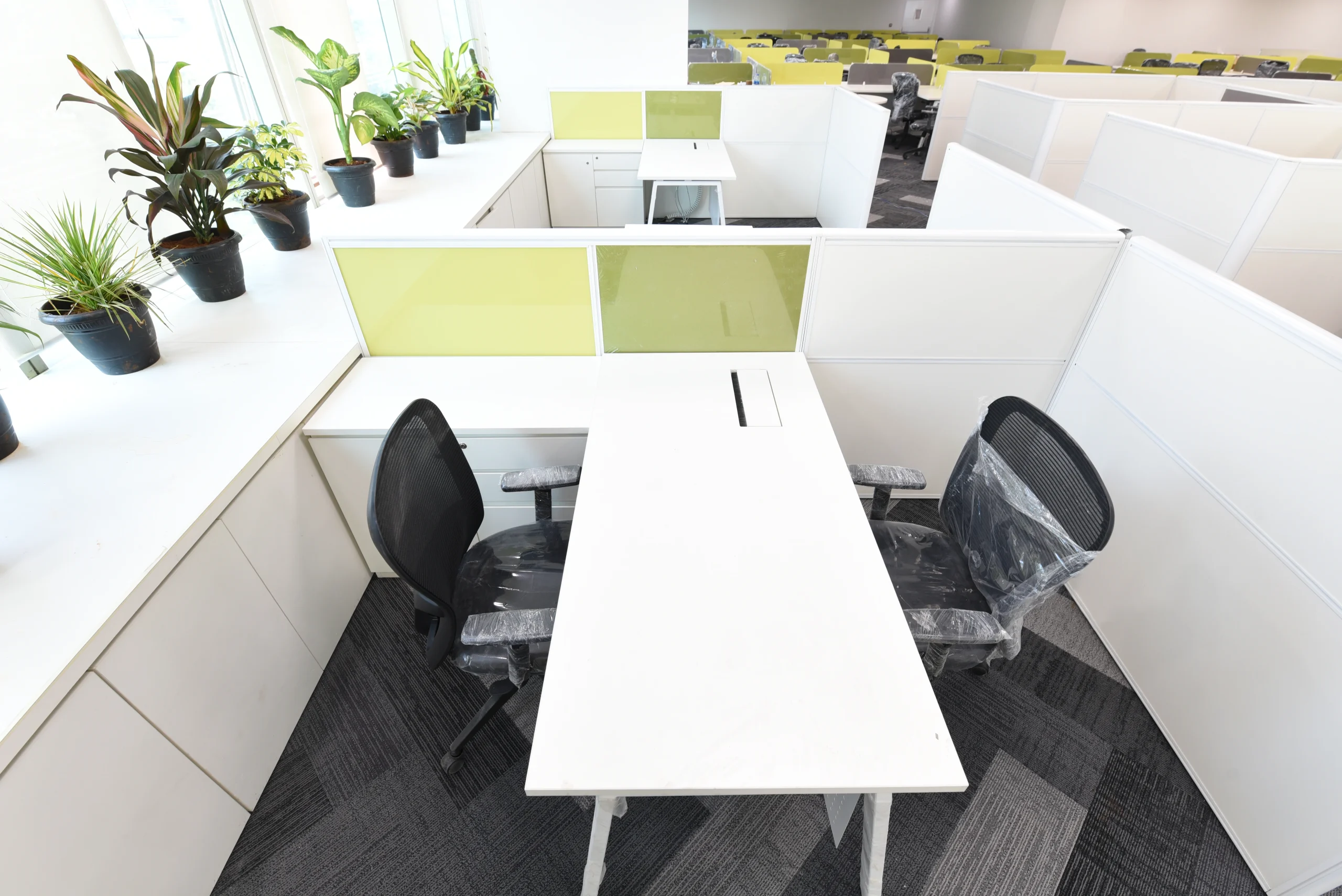 Modular Office Workstation Partition System 18 svg+xml;charset=utf