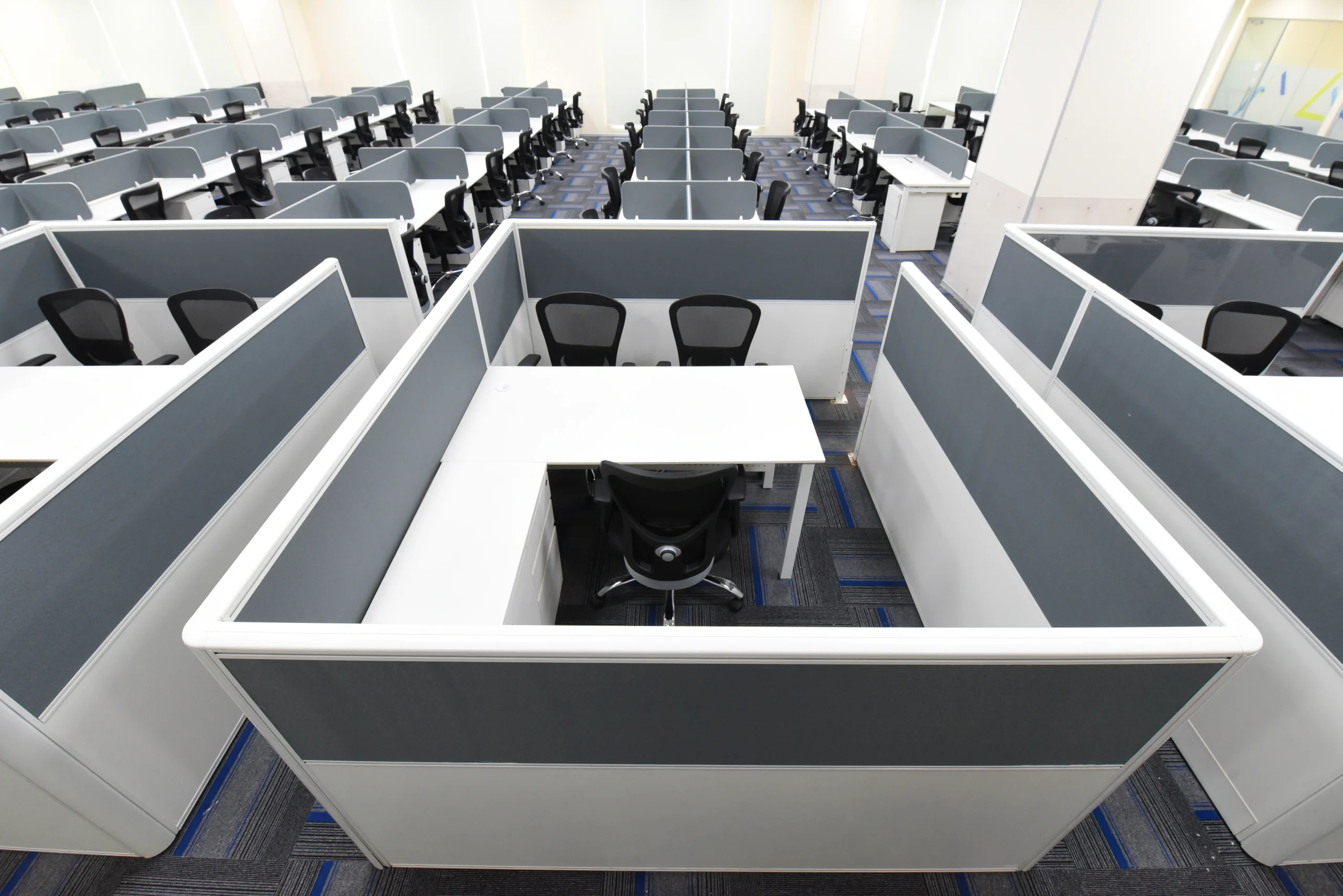 Modular Office Workstation Partition System 19 svg+xml;charset=utf