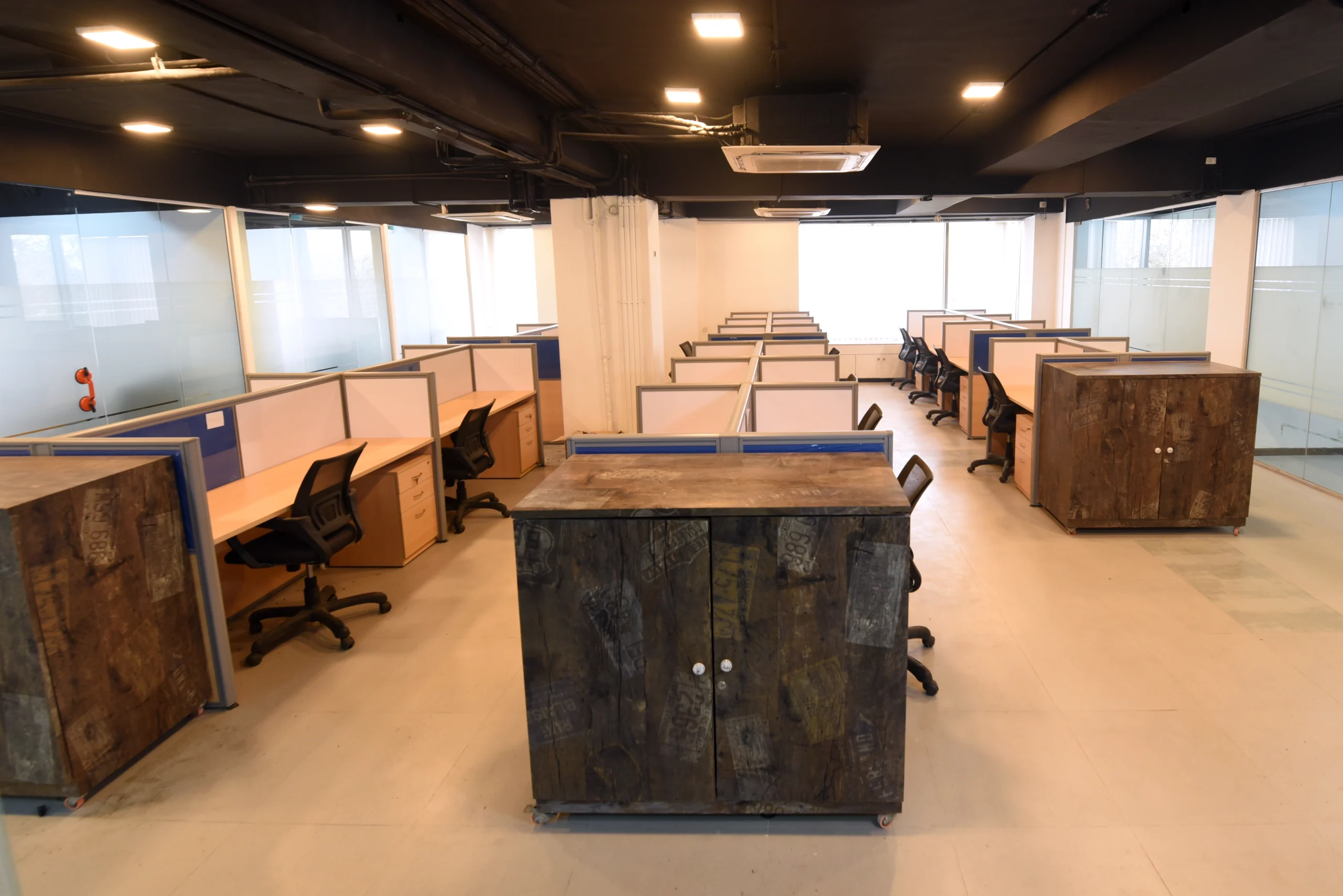 Modular Office Workstation Partition System 24 svg+xml;charset=utf