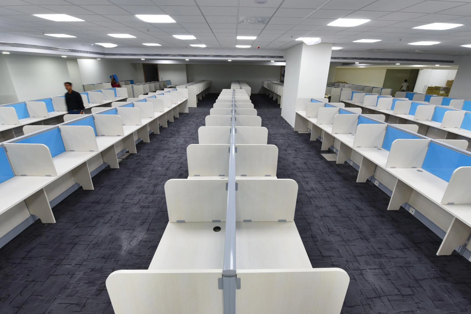 Modular Office Workstation Partition System 25 svg+xml;charset=utf