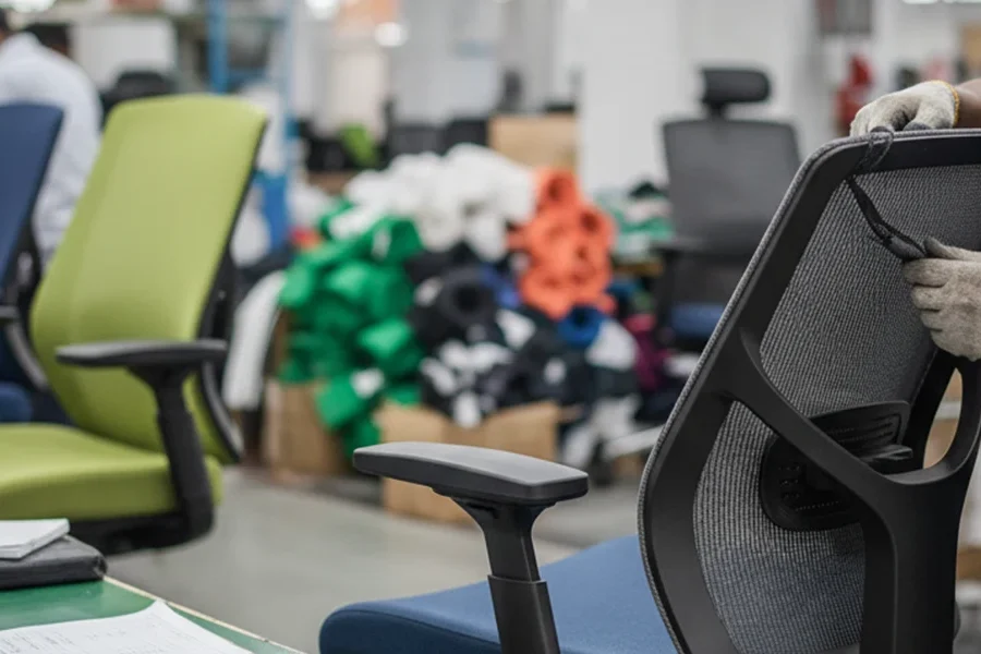 Ergonomic office chairs made by top Indian furniture manufacturer