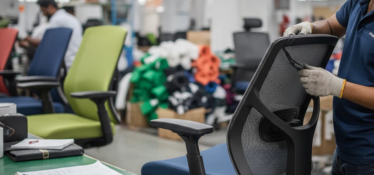 Top Benefits of Buying Office Chairs from an Indian Manufacturer 3 Ergonomic office chairs made by top Indian furniture manufacturer