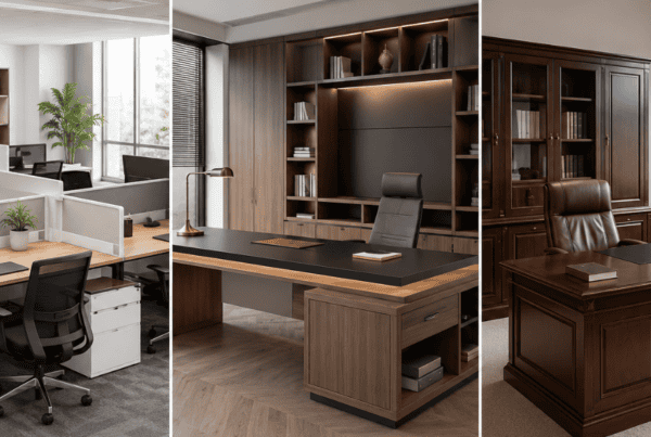 Modular vs bespoke vs traditional office furniture comparison based on TCO and ROI