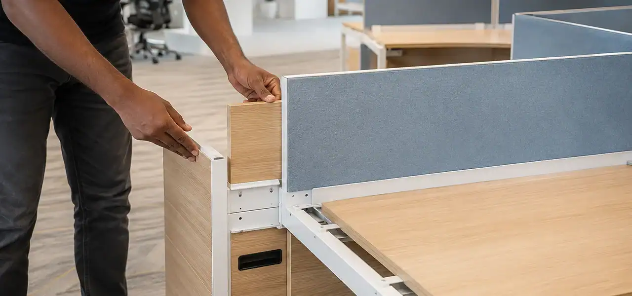 Why Startups And Corporates In Mumbai Prefer Modular Office Furniture 3 Modular office furniture setup for startups and corporates in Mumbai