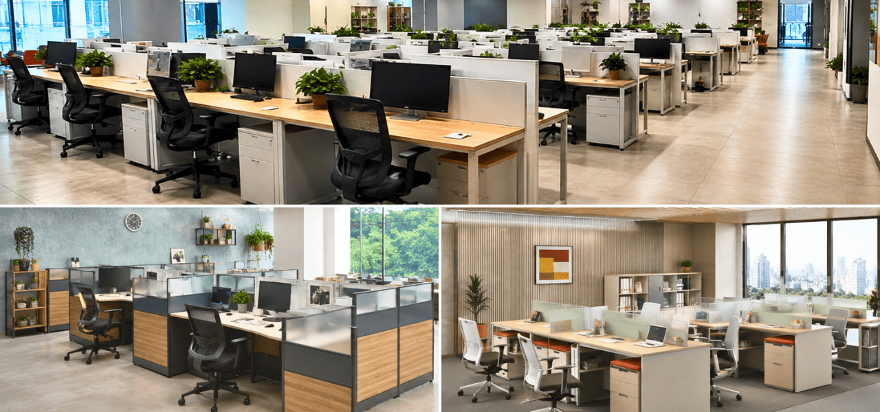 Types of Office Workstations & Cubicle Layouts Explained 3 Types of Office Workstations & Cubicle Layouts Explained