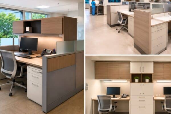 Furnishing a Healthcare Facility: Space-Saving Modular Office Workstations