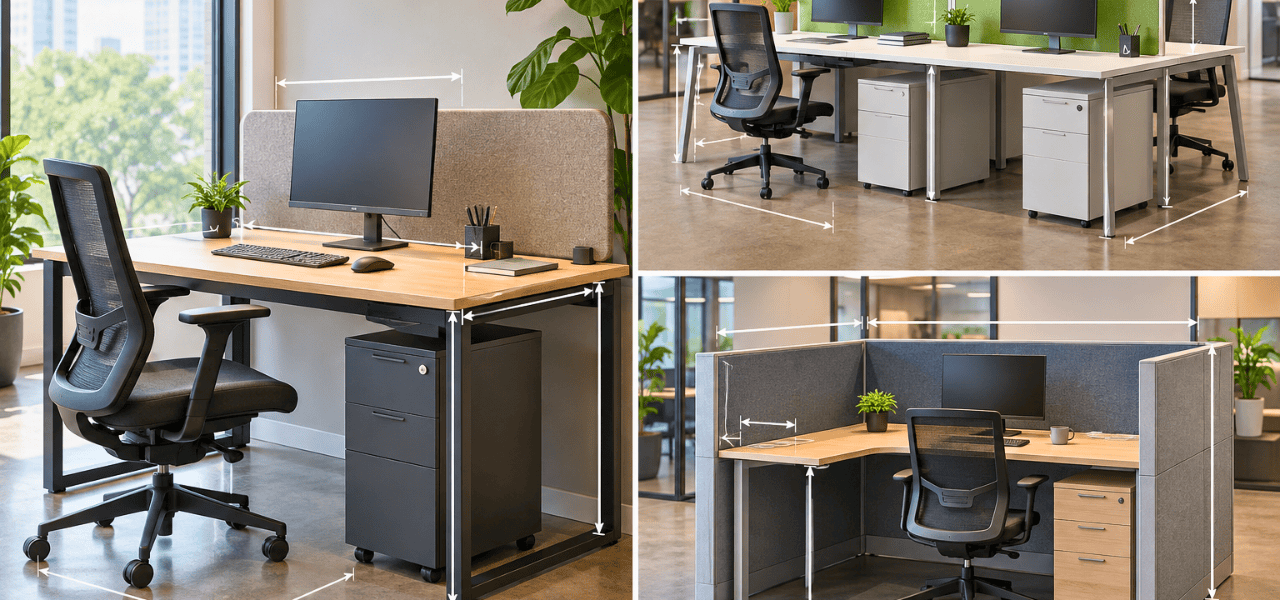 Office Workstation Dimensions in India: Complete Size Guide