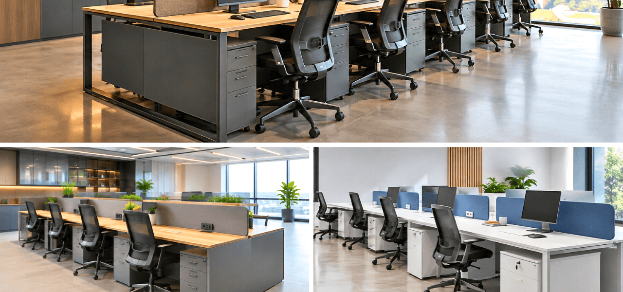 Linear Workstation Design - Layout Guide for Open Plan Offices 3 Linear Workstation Design - Layout Guide for Open Plan Offices