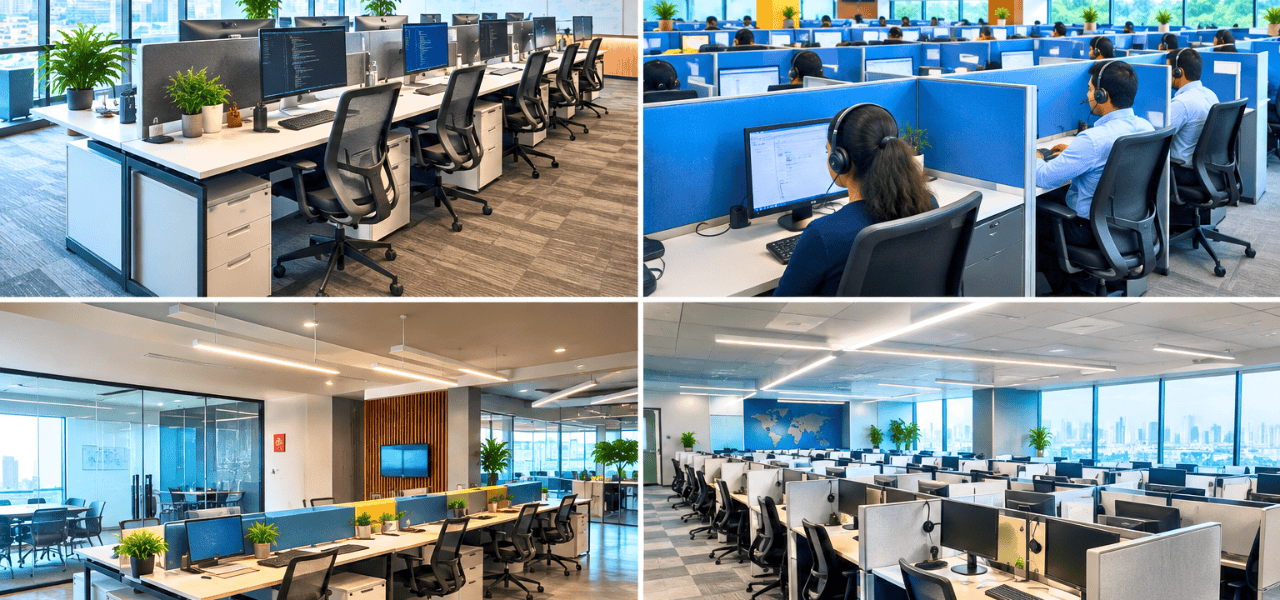 Workstation Planning for IT Companies, BPOs and Call Centres 3 Workstation Planning for IT Companies, BPOs and Call Centres