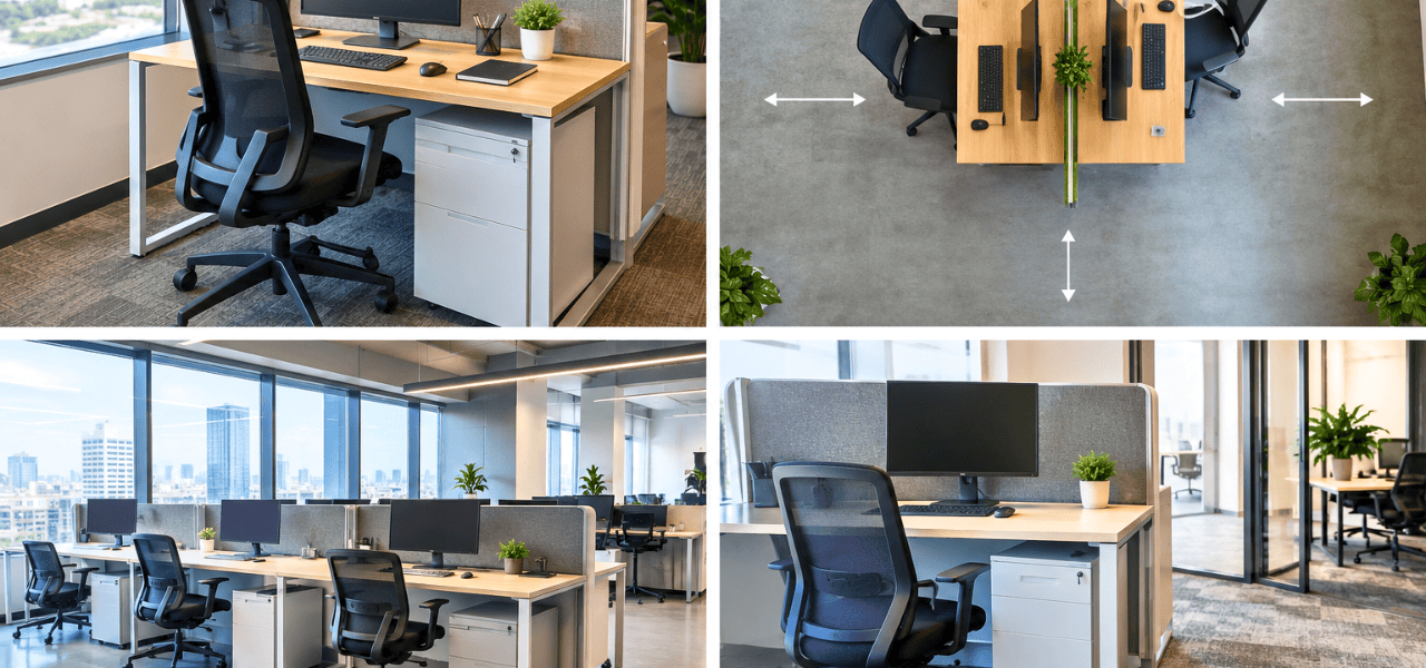 How Much Space Does One Workstation Need in an Office 3 How Much Space Does One Workstation Need in an Office
