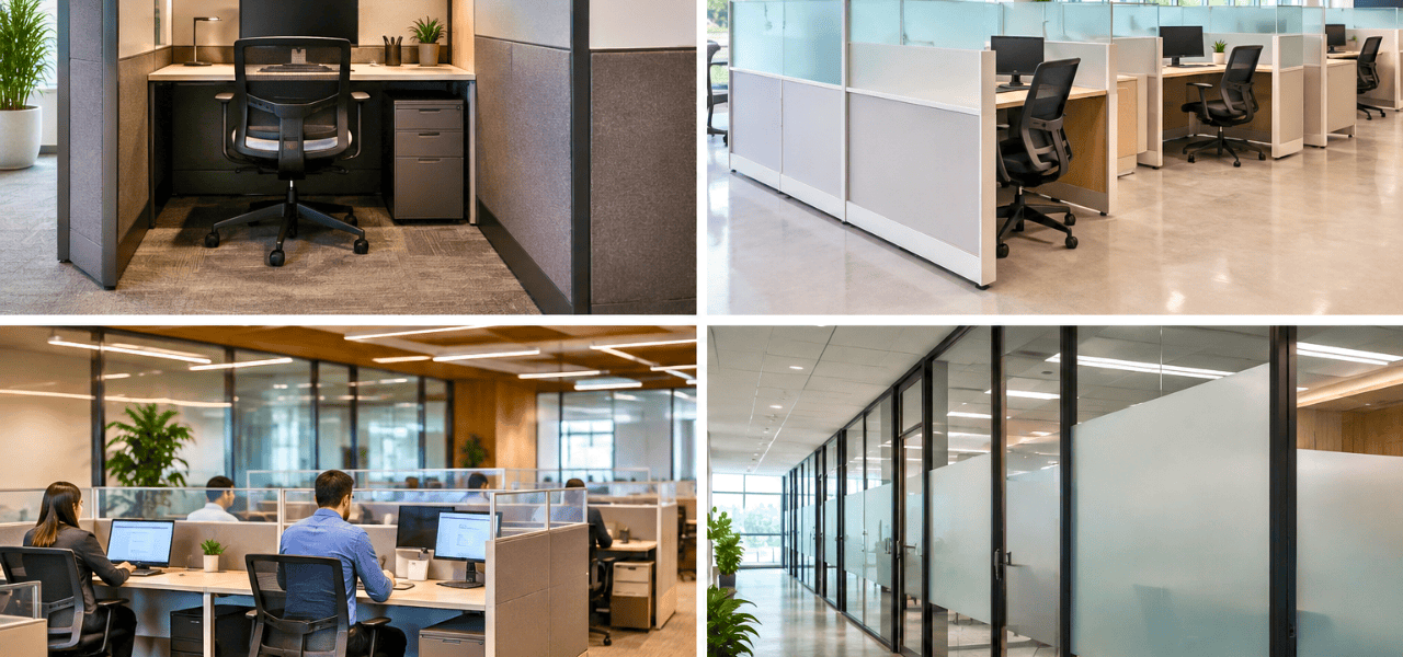 Office Partition Height Guide - Privacy, Light and Supervision 3 Office Partition Height Guide - Privacy, Light and Supervision
