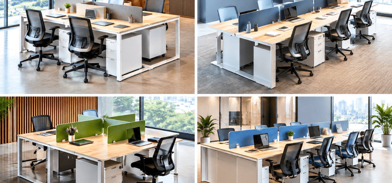 4 Seater vs 6 Seater Workstation - Space and Cost Comparison 3 4 Seater vs 6 Seater Workstation - Space and Cost Comparison