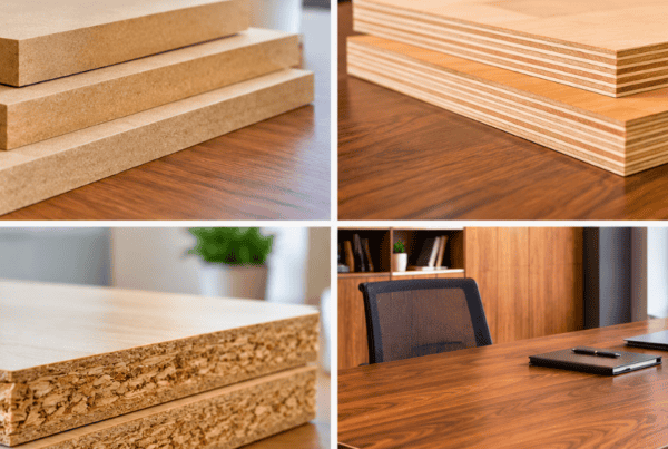 Office Table Materials - MDF vs Plywood vs Particle Board vs Veneer