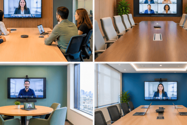 Video Conferencing Room Setup - Table, Seating and Sightlines
